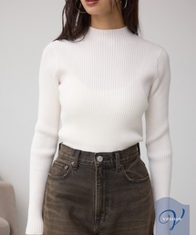 AZUL by moussy | VENUSハイネックリブニット(ニット/セーター)