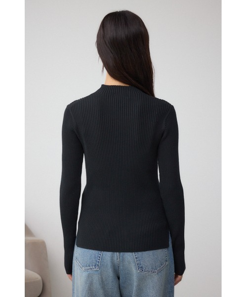 AZUL by moussy(アズールバイマウジー)の「VENUSハイネックリブニット(ニット/セーター・レディース・レッド/ライトグレー/アイボリー/ブラック・SMALL/MEDIUM)」の20枚目の写真