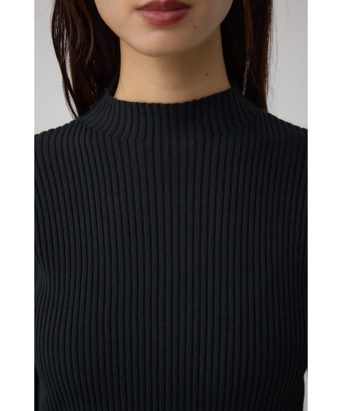 AZUL by moussy(アズールバイマウジー)の「VENUSハイネックリブニット(ニット/セーター・レディース・レッド/ライトグレー/アイボリー/ブラック・SMALL/MEDIUM)」の21枚目の写真