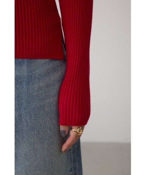 セール】VENUSハイネックリブニット（ニット/セーター）｜AZUL BY