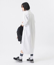 オックスフォード BD ワンピース ロングスリーブ