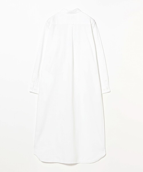 BEAMS BOY(ビームスボーイ)の「オックスフォード BD ワンピース ロングスリーブ(ワンピース・レディース・ホワイト/サックスブルー・ONE SIZE)」の3枚目の写真