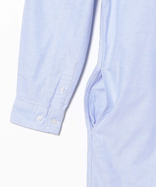 BEAMS BOY(ビームスボーイ)の「オックスフォード BD ワンピース ロングスリーブ(ワンピース・レディース・ホワイト/サックスブルー・ONE SIZE)」の8枚目の写真