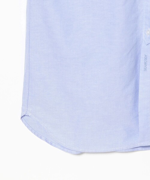 BEAMS BOY(ビームスボーイ)の「オックスフォード BD ワンピース ロングスリーブ(ワンピース・レディース・ホワイト/サックスブルー・ONE SIZE)」の9枚目の写真