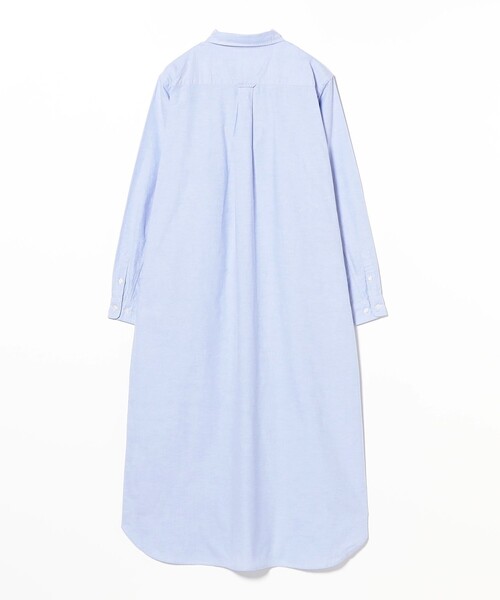 BEAMS BOY(ビームスボーイ)の「オックスフォード BD ワンピース ロングスリーブ(ワンピース・レディース・ホワイト/サックスブルー・ONE SIZE)」の10枚目の写真