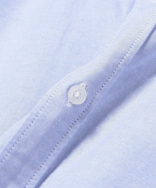 BEAMS BOY(ビームスボーイ)の「オックスフォード BD ワンピース ロングスリーブ(ワンピース・レディース・ホワイト/サックスブルー・ONE SIZE)」の11枚目の写真