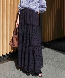 NOLLEY’S | 【MAQWEL/マクウェル】《セットアップ対応》ウォッシャブルエンブロイダリーレーススカート(スカート)
