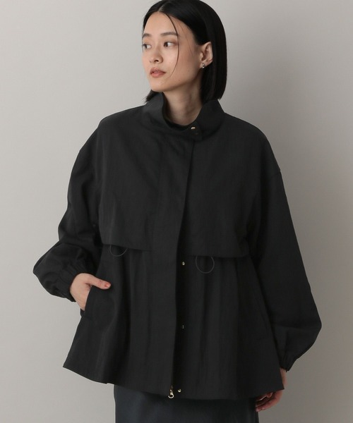 A part by（アパートバイ）の「2WAYスタンドブルゾン（ブルゾン・レディース・ブラック/ライトベージュ・FREE）」の2枚目の写真