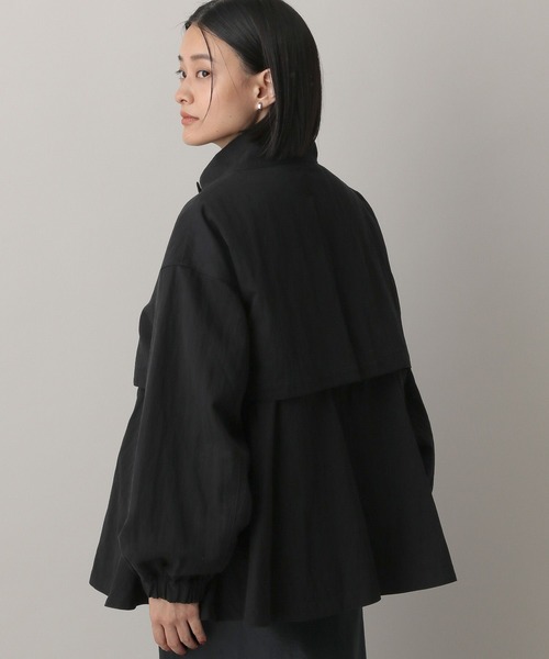 A part by（アパートバイ）の「2WAYスタンドブルゾン（ブルゾン・レディース・ブラック/ライトベージュ・FREE）」の14枚目の写真