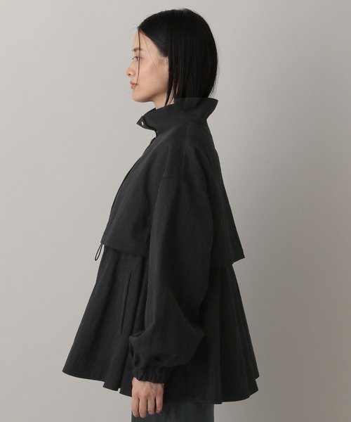 A part by（アパートバイ）の「2WAYスタンドブルゾン（ブルゾン・レディース・ブラック/ライトベージュ・FREE）」の18枚目の写真