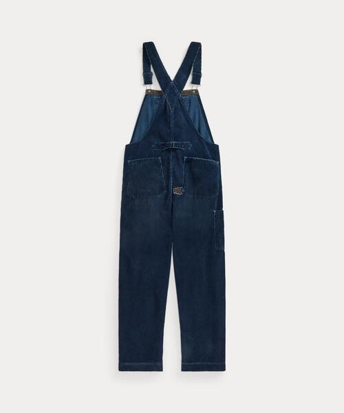 RRL オーバーオール　サロペット リペアード インディゴ コーデュロイ オーバーオール
