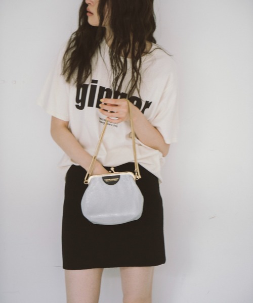 THEATRE PRODUCTS（シアタープロダクツ）の「メタルメッシュ2WAYﾊﾝﾄﾞﾊﾞｯｸﾞ（ショルダーバッグ・レディース・ブラック/ホワイト/ベージュ・FREE）」の5枚目の写真