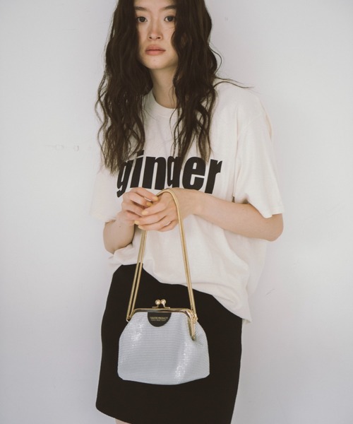 THEATRE PRODUCTS（シアタープロダクツ）の「メタルメッシュ2WAYﾊﾝﾄﾞﾊﾞｯｸﾞ（ショルダーバッグ・レディース・ブラック/ホワイト/ベージュ・FREE）」の6枚目の写真