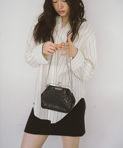 THEATRE PRODUCTS（シアタープロダクツ）の「メタルメッシュ2WAYﾊﾝﾄﾞﾊﾞｯｸﾞ（ショルダーバッグ・レディース・ブラック/ホワイト/ベージュ・FREE）」の22枚目の写真