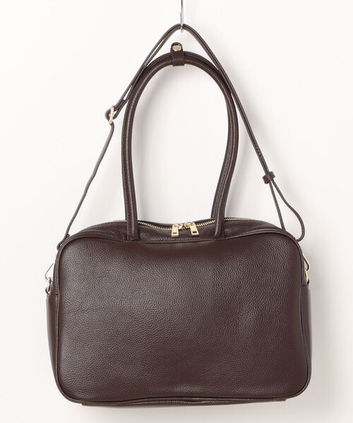 Scrap Book】ロングハンドル四角ボストンバッグ | 『Scrap Book