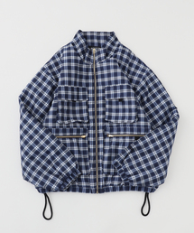 WISM(EBY)INTODUSK / CgD_XN PLAID PADDED JACKET(̑AE^[)