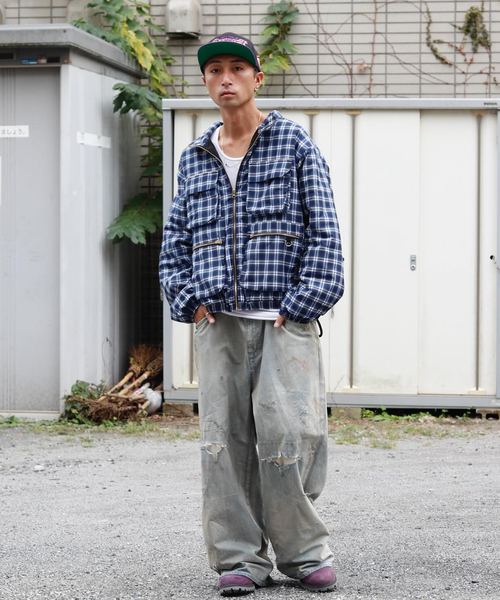 INTODUSK / イントゥダスク PLAID PADDED JACKET（その他アウター