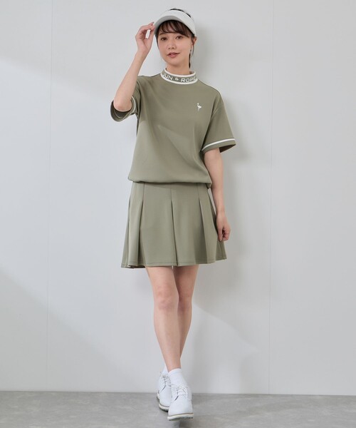 セットアップ対応】ダンボールニットタックフレアスカート（スカート