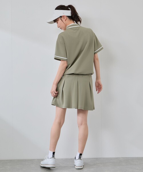 JUN&ROPE'（ジュンアンドロペ）の「【セットアップ対応】ダンボールニットタックフレアスカート（スカート・レディース・ダークブラウン/ブラック/オリーブ・M/L/S）」の10枚目の写真