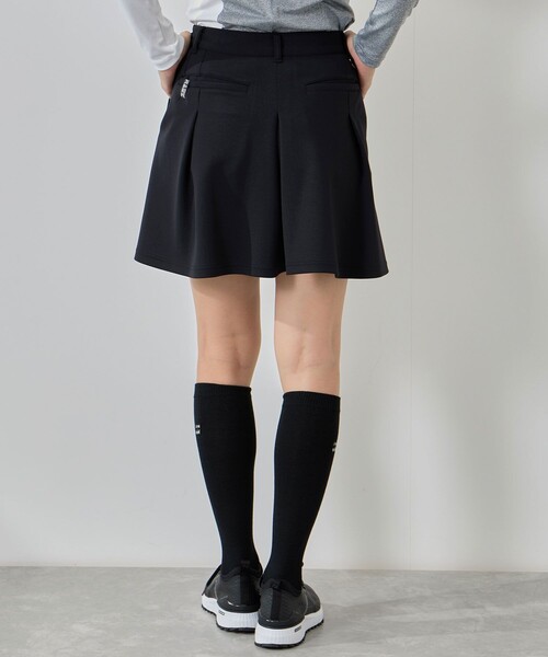 セットアップ対応】ダンボールニットタックフレアスカート（スカート