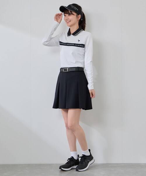 ジュンアンドロペ  セットアップ　モックネック　フレアスカート　ダンボールニット ジュンアンドロペ セットアップ モックネック フレアスカート