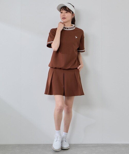 セットアップ対応】ダンボールニットタックフレアスカート（スカート