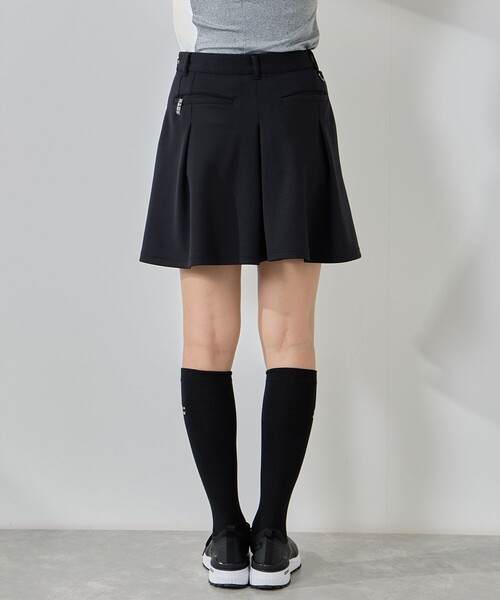 ジュンアンドロペ　ダンボールニットフレアースカート セットアップ対応】ダンボールニットタックフレアスカート（スカート