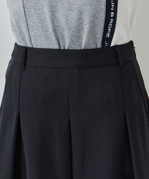 セットアップ対応】ダンボールニットタックフレアスカート（スカート