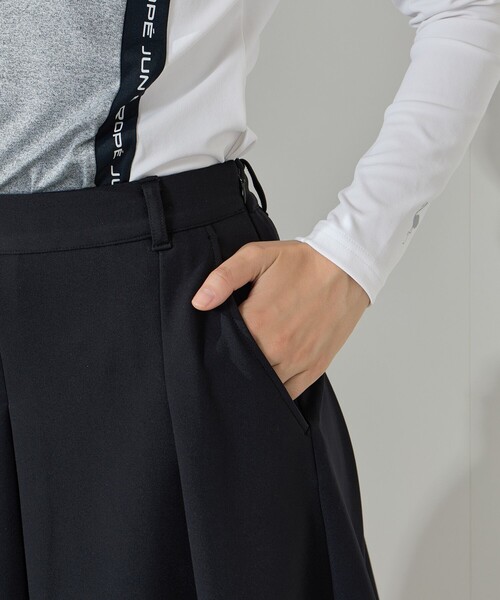 セットアップ対応】ダンボールニットタックフレアスカート（スカート