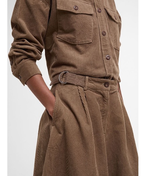 Barbour(バブアー)の「Yasminミディコーデュロイスカート(スカート・レディース・ベージュ・8/10)」の5枚目の写真