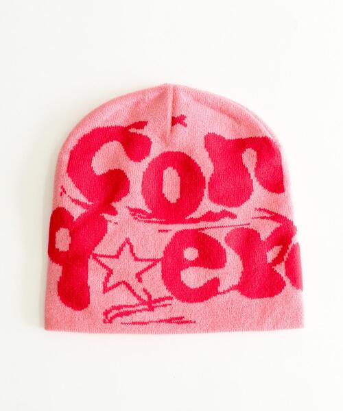 WEGO（ウィゴー）の「WEGO/グラフィティニットキャップ（ニットキャップ/ビーニー・レディース・ピンク/サックスブルー/ブラック・FREE）」の8枚目の写真