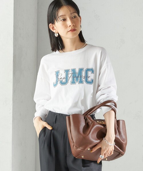 jj mercer（ジェイジェイマーサー）の「【SHIPS別注】J.J MERCER: ロングスリーブ TEE（Tシャツ/カットソー・レディース・ダークグレー/ブラウン/オフホワイト・ONE SIZE）」の8枚目の写真