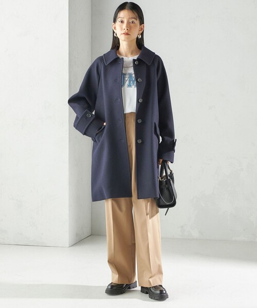 jj mercer（ジェイジェイマーサー）の「【SHIPS別注】J.J MERCER: ロングスリーブ TEE（Tシャツ/カットソー・レディース・ダークグレー/ブラウン/オフホワイト・ONE SIZE）」の12枚目の写真