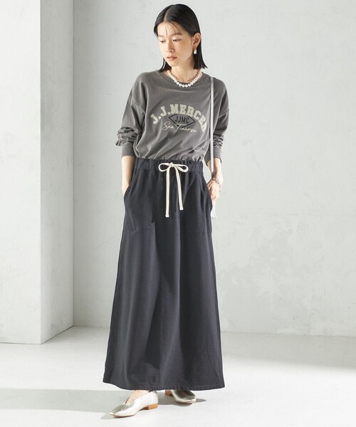 jj mercer（ジェイジェイマーサー）の「【SHIPS別注】J.J MERCER: ロングスリーブ TEE（Tシャツ/カットソー・レディース・ダークグレー/ブラウン/オフホワイト・ONE SIZE）」の13枚目の写真