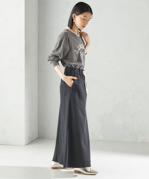 jj mercer（ジェイジェイマーサー）の「【SHIPS別注】J.J MERCER: ロングスリーブ TEE（Tシャツ/カットソー・レディース・ダークグレー/ブラウン/オフホワイト・ONE SIZE）」の14枚目の写真