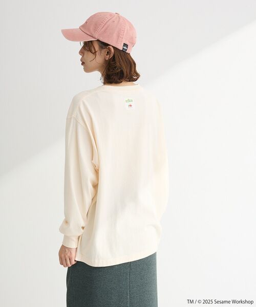FRUIT OF THE LOOM（フルーツオブザルーム）の「セサミストリートミーツフルーツオブザルーム ロンTEE（Tシャツ/カットソー・レディース・ピンク/チャコールグレー/ホワイト系その他2・FREE）」の16枚目の写真