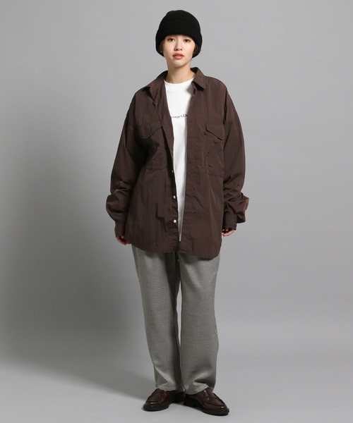 GEORGE'S（ジョージズ）の「フィッシングナイロンシャツ（シャツ/ブラウス・メンズ・モカ/ホワイト・MEDIUM/LARGE）」の14枚目の写真