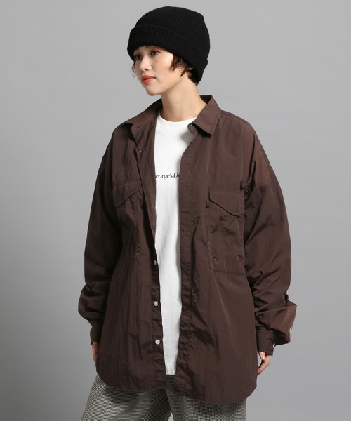 GEORGE'S（ジョージズ）の「フィッシングナイロンシャツ（シャツ/ブラウス・メンズ・モカ/ホワイト・MEDIUM/LARGE）」の16枚目の写真