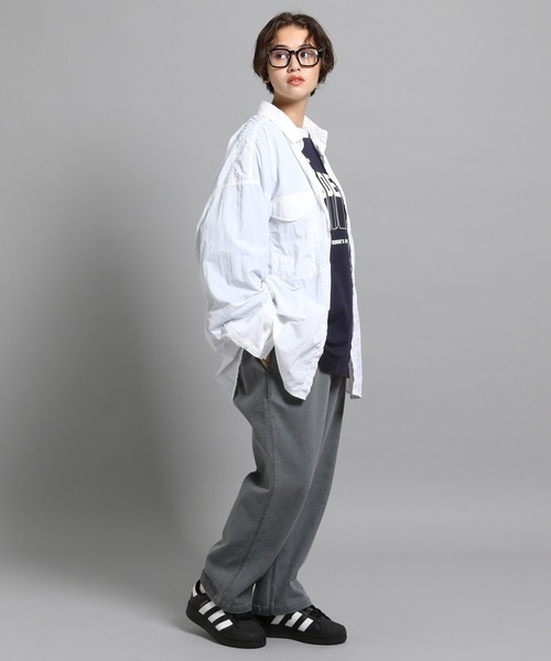 GEORGE'S（ジョージズ）の「フィッシングナイロンシャツ（シャツ/ブラウス・メンズ・モカ/ホワイト・MEDIUM/LARGE）」の6枚目の写真