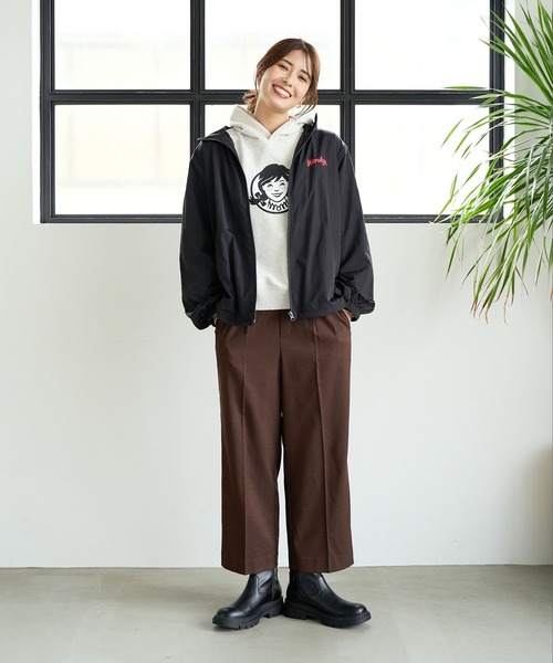 FOUND GOOD（ファウンドグッド）の「【Wendy’s】裏毛パーカー/31025208（パーカー・レディース・アイボリー/ブラック・M/S/L）」の3枚目の写真