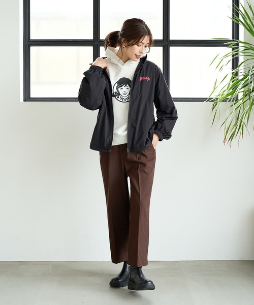 FOUND GOOD（ファウンドグッド）の「【Wendy’s】裏毛パーカー/31025208（パーカー・レディース・アイボリー/ブラック・M/S/L）」の4枚目の写真