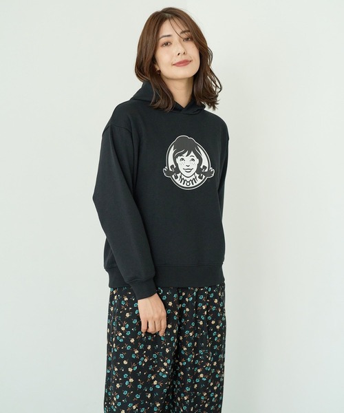 FOUND GOOD（ファウンドグッド）の「【Wendy’s】裏毛パーカー/31025208（パーカー・レディース・アイボリー/ブラック・M/S/L）」の10枚目の写真