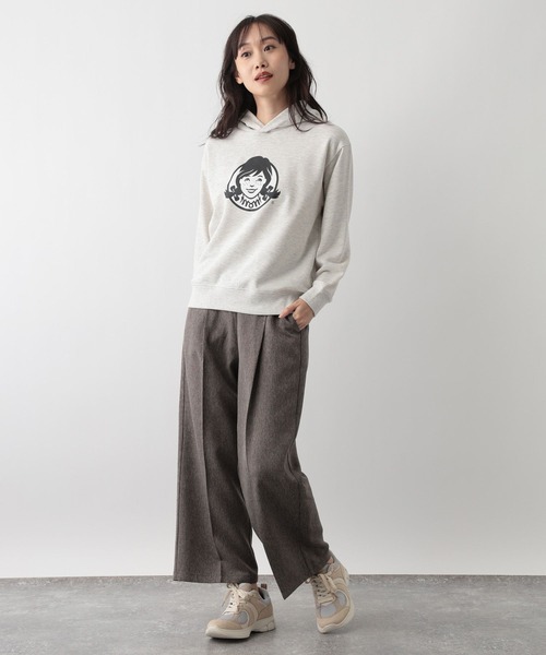 FOUND GOOD（ファウンドグッド）の「【Wendy’s】裏毛パーカー/31025208（パーカー・レディース・アイボリー/ブラック・M/S/L）」の12枚目の写真