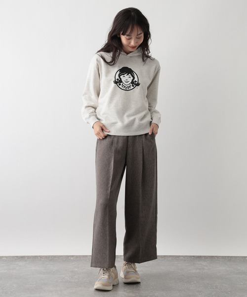 FOUND GOOD（ファウンドグッド）の「【Wendy’s】裏毛パーカー/31025208（パーカー・レディース・アイボリー/ブラック・M/S/L）」の13枚目の写真