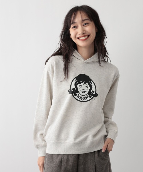 FOUND GOOD（ファウンドグッド）の「【Wendy’s】裏毛パーカー/31025208（パーカー・レディース・アイボリー/ブラック・M/S/L）」の14枚目の写真