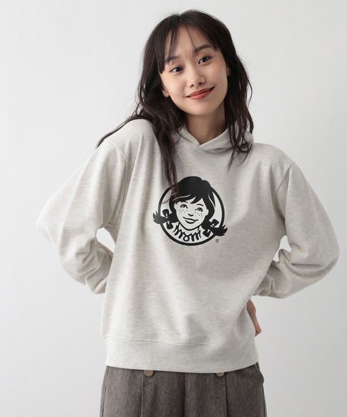 FOUND GOOD（ファウンドグッド）の「【Wendy’s】裏毛パーカー/31025208（パーカー・レディース・アイボリー/ブラック・M/S/L）」の15枚目の写真