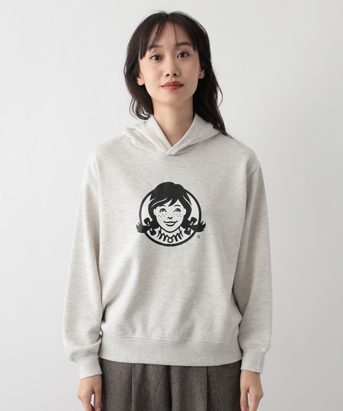 FOUND GOOD（ファウンドグッド）の「【Wendy’s】裏毛パーカー/31025208（パーカー・レディース・アイボリー/ブラック・M/S/L）」の17枚目の写真