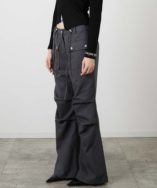 パンツ HYPE KYOTO gear tech flare trousers y2k パンツ HYPE KYOTO