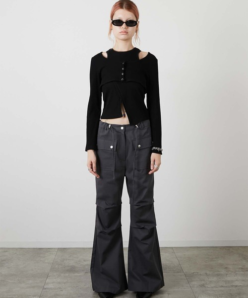 led.tokyo】POCKET FLARE PANTS/ポケットフレアパンツ（その他パンツ