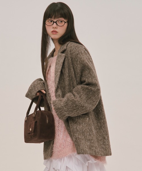 loin_nuit shaggy coat / ロワンニュイ シャギーコート shaggy coat / シャギーコート（テーラードジャケット）｜loin